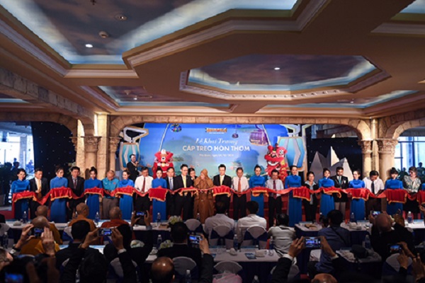 Cáp treo Hòn Thơm Phú Quốc dài nhất thế giới nối An Thới với Hòn Thơm