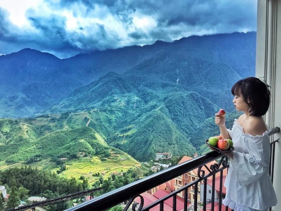Không gian phòng nghỉ sang trọng tại khách sạn Pistachio Sapa