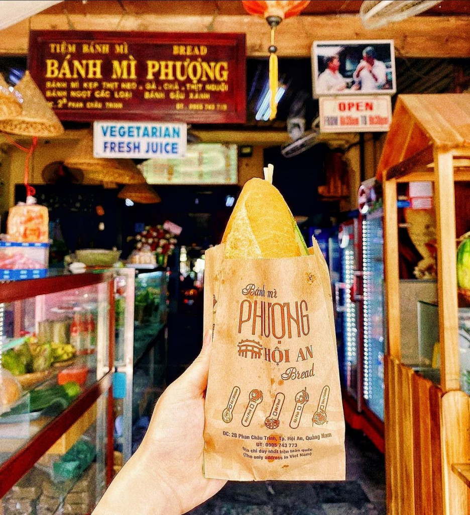 Bánh mì Phượng quán ăn ngon Hội An