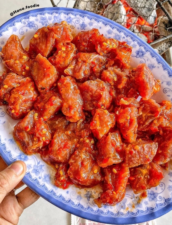 Món bò nướng Lạc Cảnh Nha Trang trứ danh