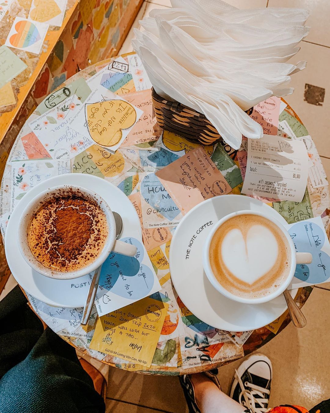 Cà phê trứng nổi tiếng tại quán cà phê Hà Nội The Note Coffee