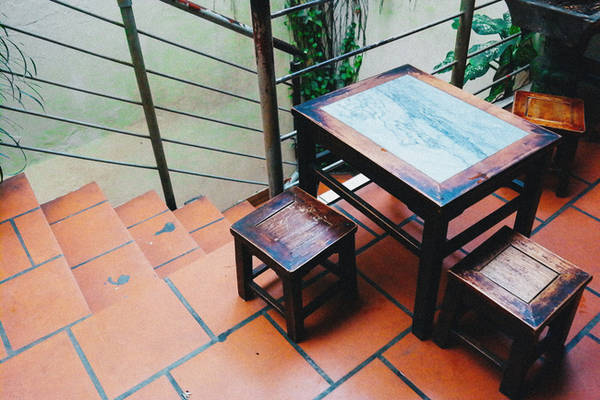 Không gian hoài cổ quán cà phê Giảng Hà Nội