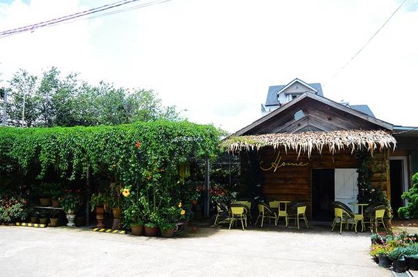 Nằm khuất mình trong một con hẻm nhỏ trên đường Quang Trung (TP. Đà Lạt), quán cà phê Home lấp ló sau những tán cây rậm. Căn nhà được xây dựng vào năm 1945 và vẫn được người chủ giữ nguyên thiết kế cho đến bây giờ.
