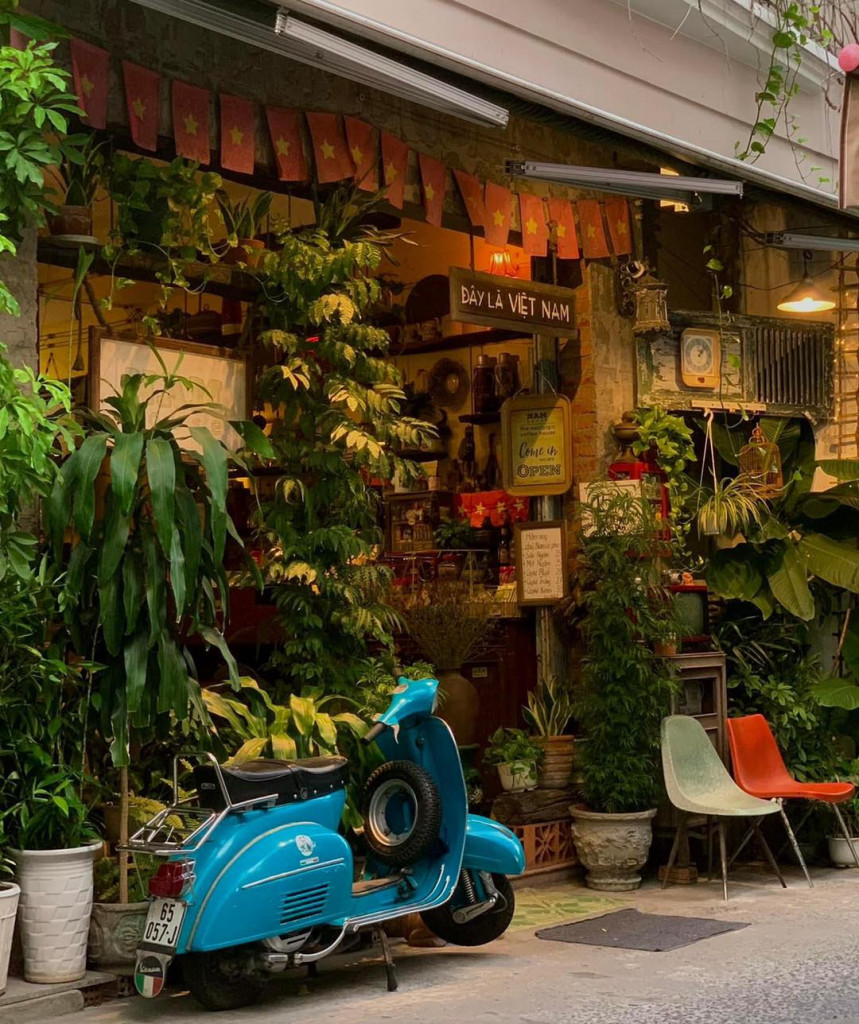 Góc trang trí quán cafe Đà Nẵng NAM House