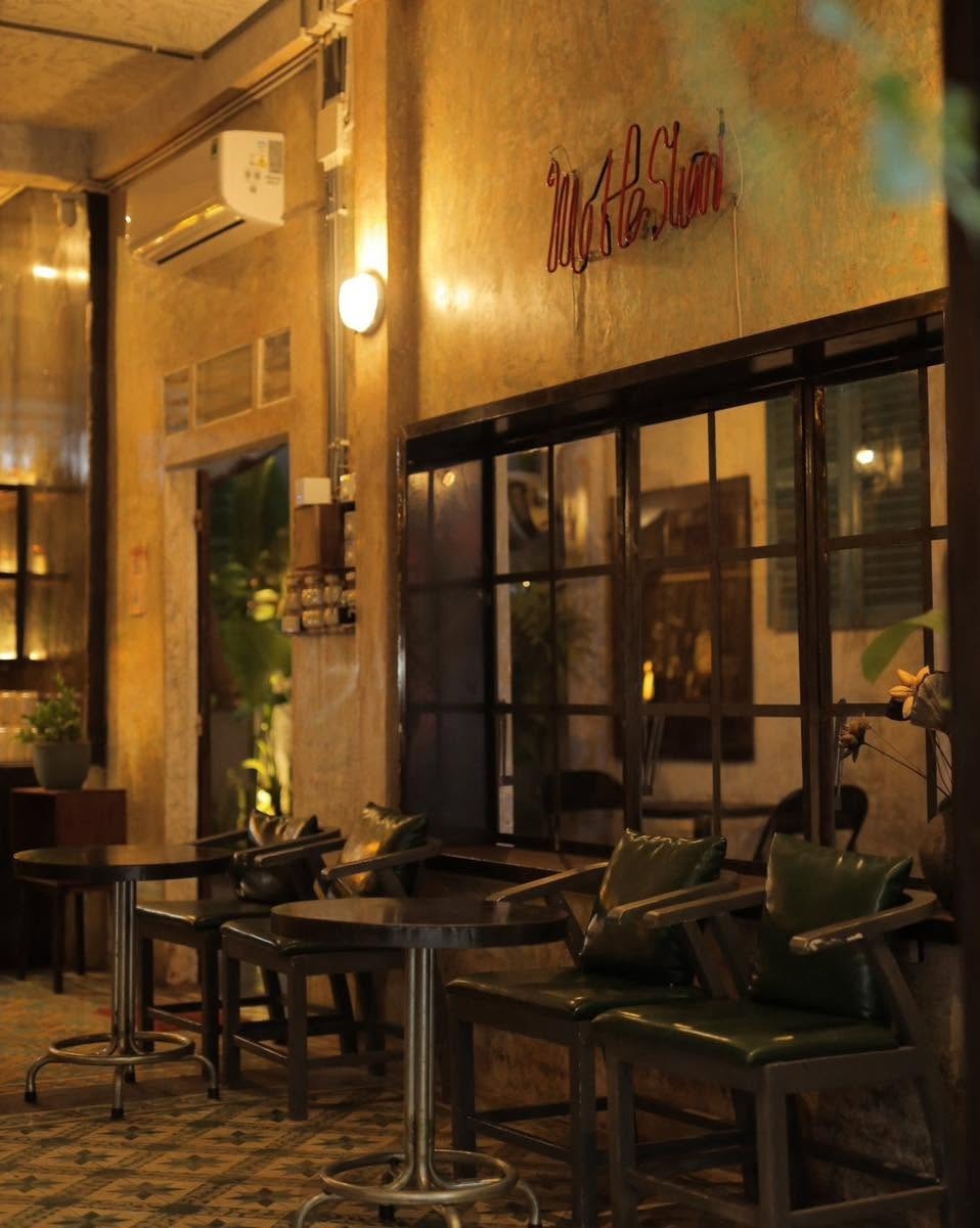 Không gian tĩnh lặng tại Mo he Cafe