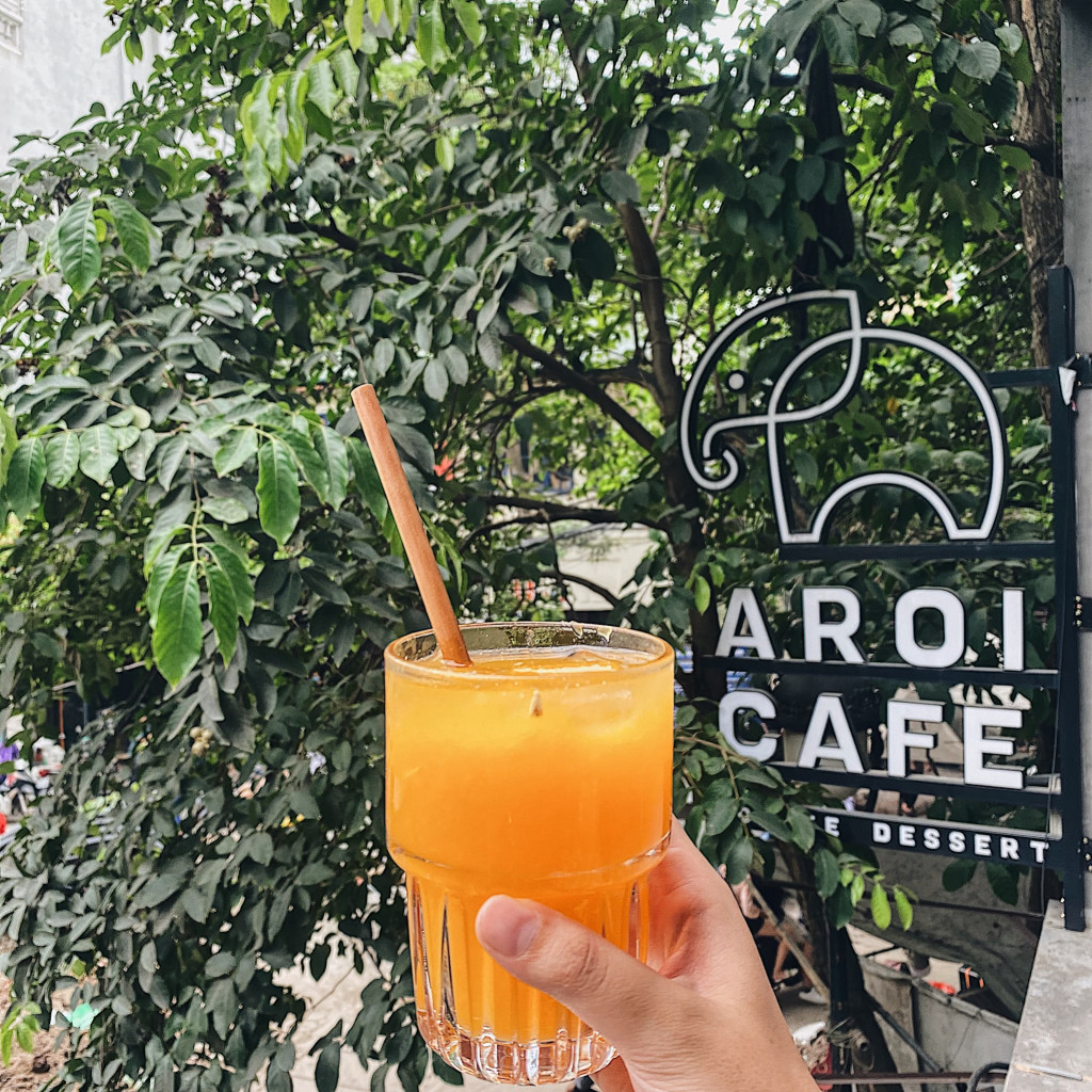 Không gian quán cafe Phú Quốc Aroi Dessert Cafe