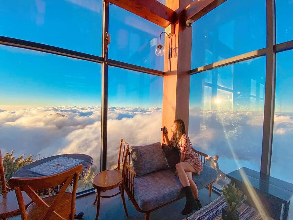 Quán cafe Sapa Du Soleil view Fansipan