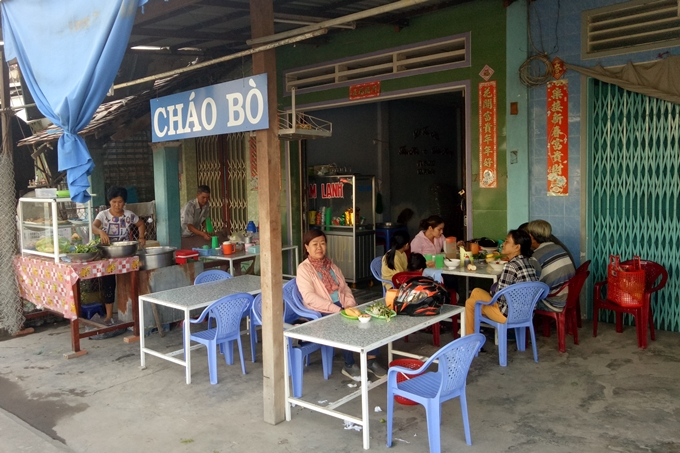 Quán cháo bò bún tươi hơn 20 năm tại An Giang