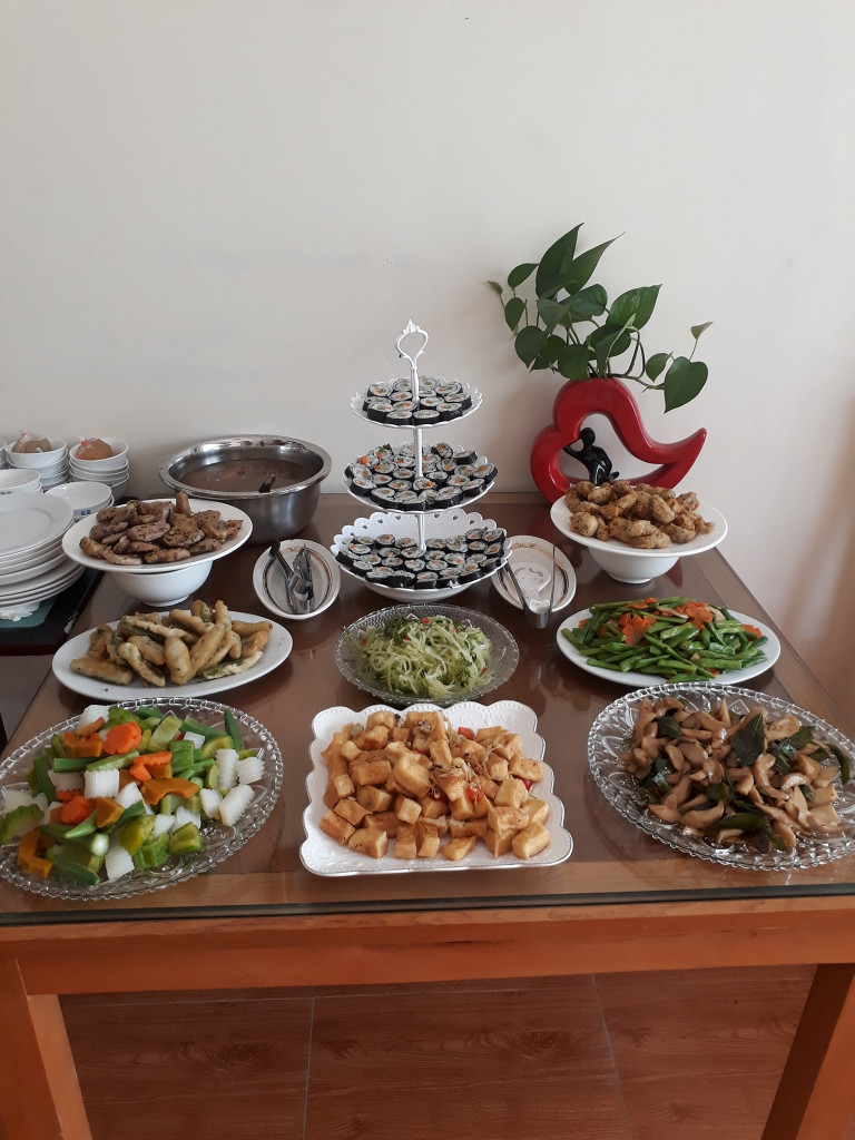 Buffet chay Cát Tường