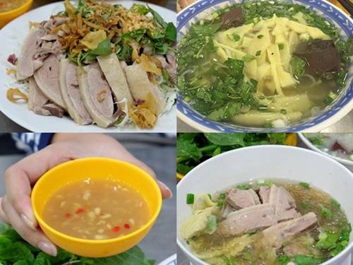 Giá các món ăn tại quán gỏi vịt Sài Gòn