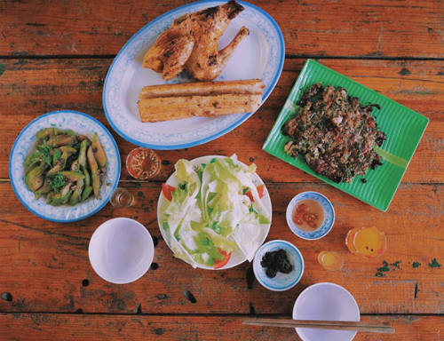 Phần ăn cho hai người.