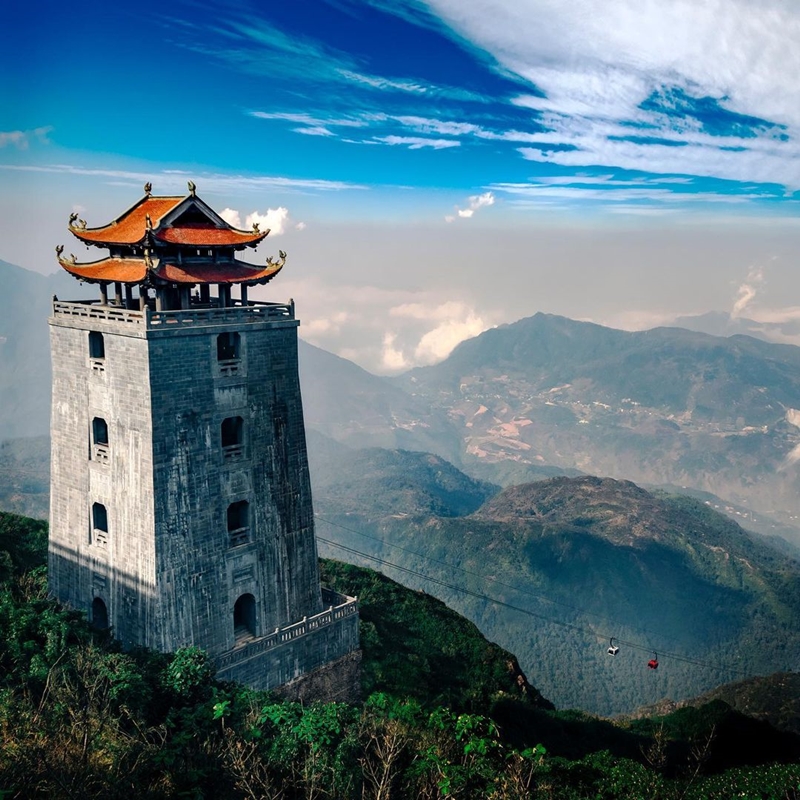 Bích Vân Thiền Tự trong quần thể kiến trúc tâm linh Fansipan