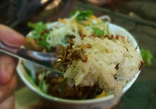 Những hạt xôi trắng hạt căng mẩy, dẻo thơm. Ảnh: giadinh