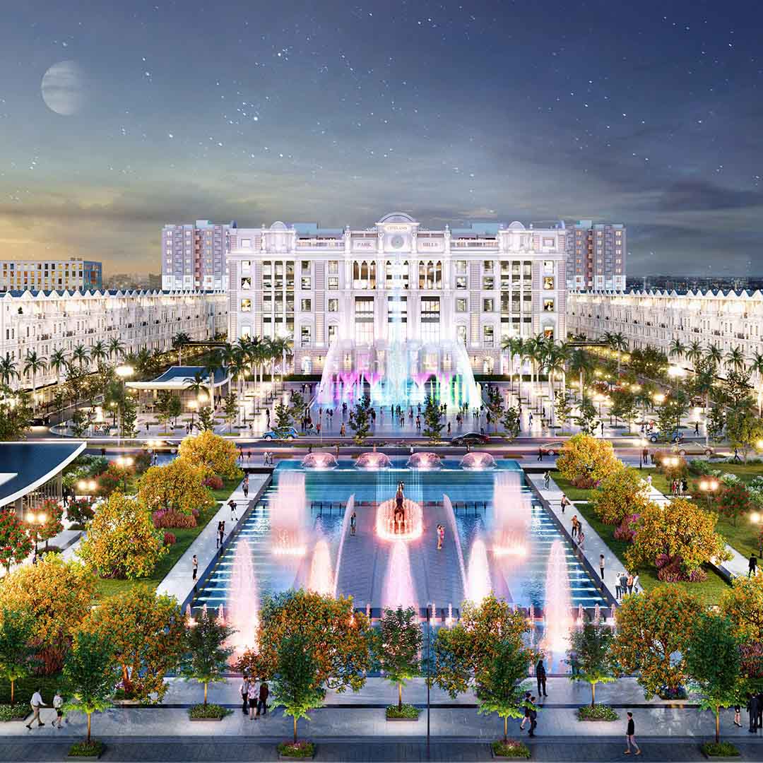 Quảng trường nhạc nước Hòa Bình Square chính thức mở cửa ở Sài Gòn