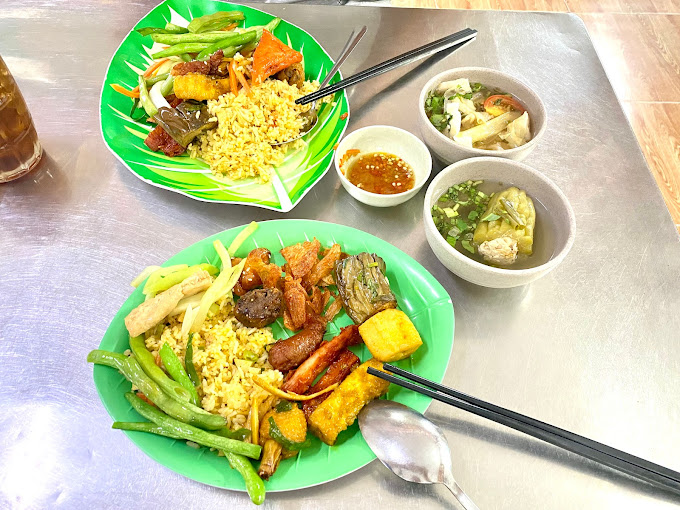 Món ăn chay tại quán Hiệp Nhất Rạch Giá
