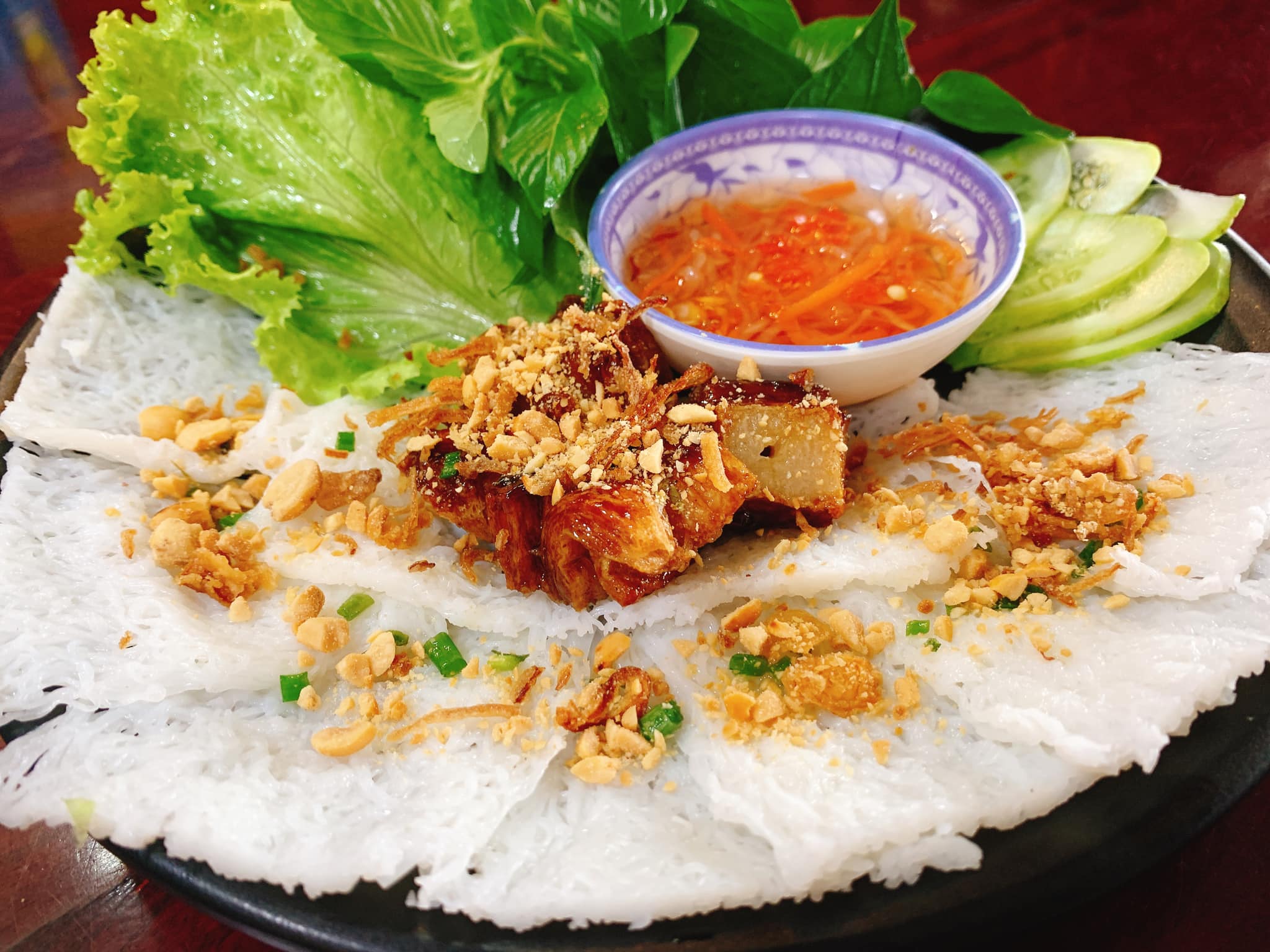 Không gian quán chay Thiện Ngọc Rạch Giá