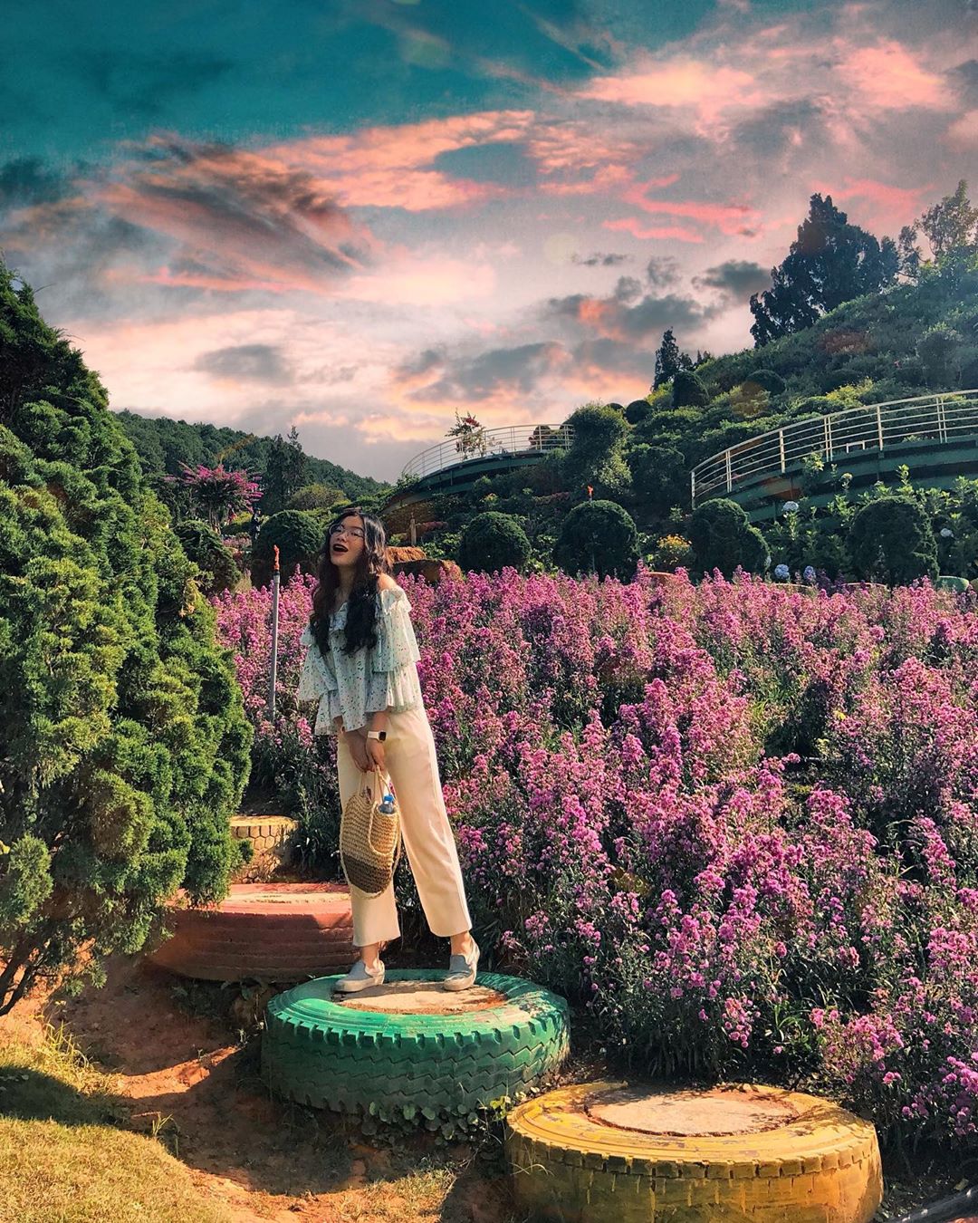 Hồ cá Koi tại Que Garden Đà Lạt