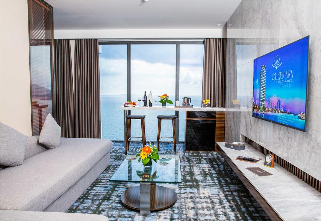 Phòng nghỉ sang trọng đầy đủ tiện nghi tại Queen Ann Nha Trang