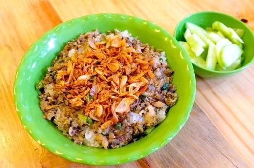 Xôi cá rô đồng trong ẩm thực Lò Đúc