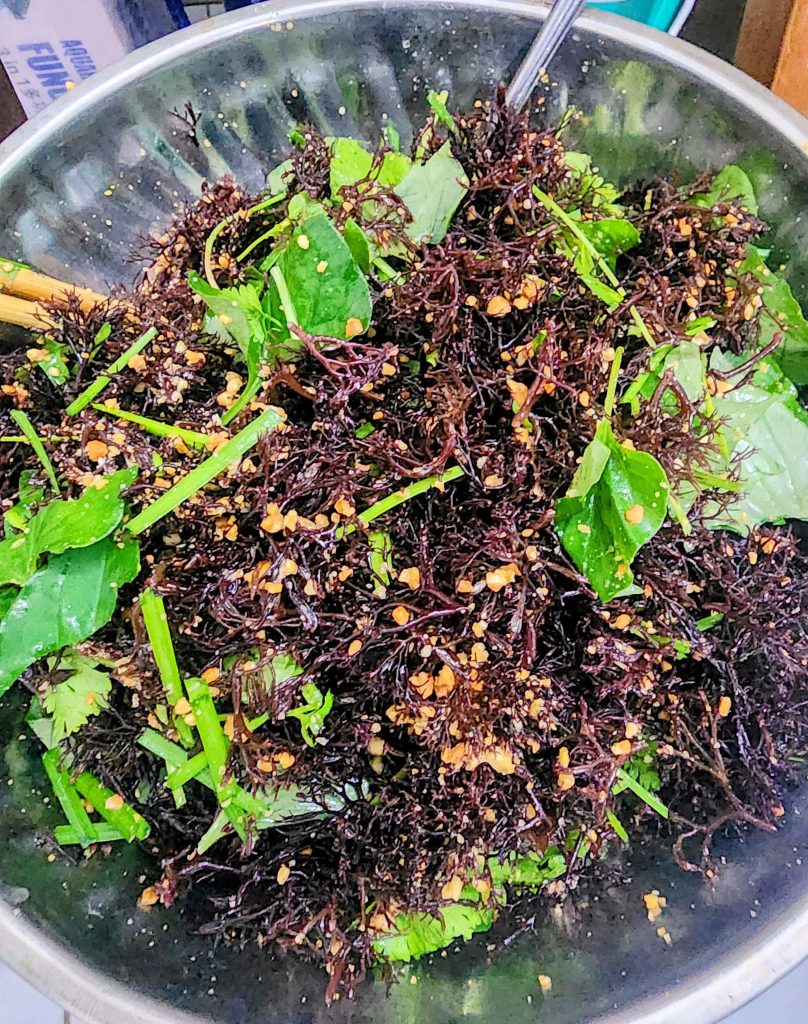 Cận cảnh những sợi rau cum cúm Lý Sơn tươi ngon giàu dinh dưỡng