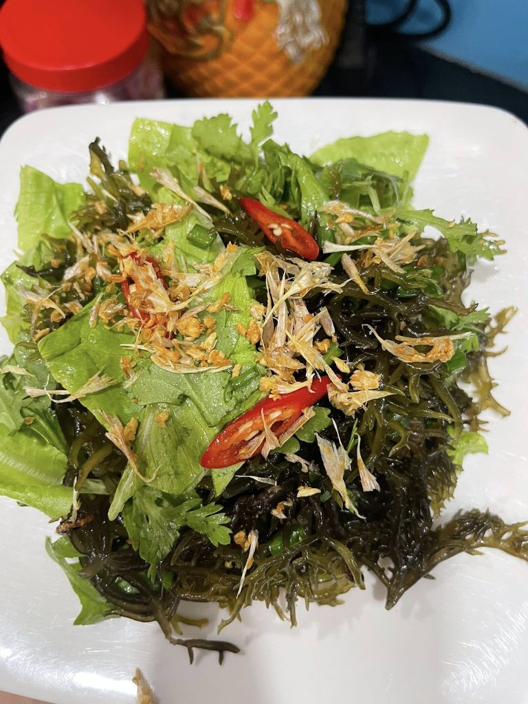 Gỏi rau cum cúm Lý Sơn thơm ngon chuẩn vị miền biển