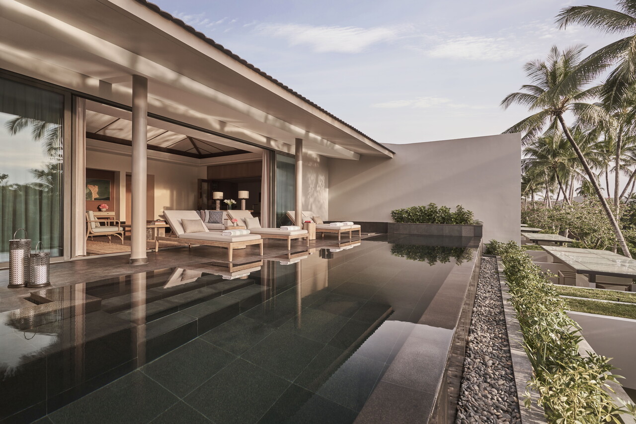 Sân hiên biệt thự Terrace hồ bơi