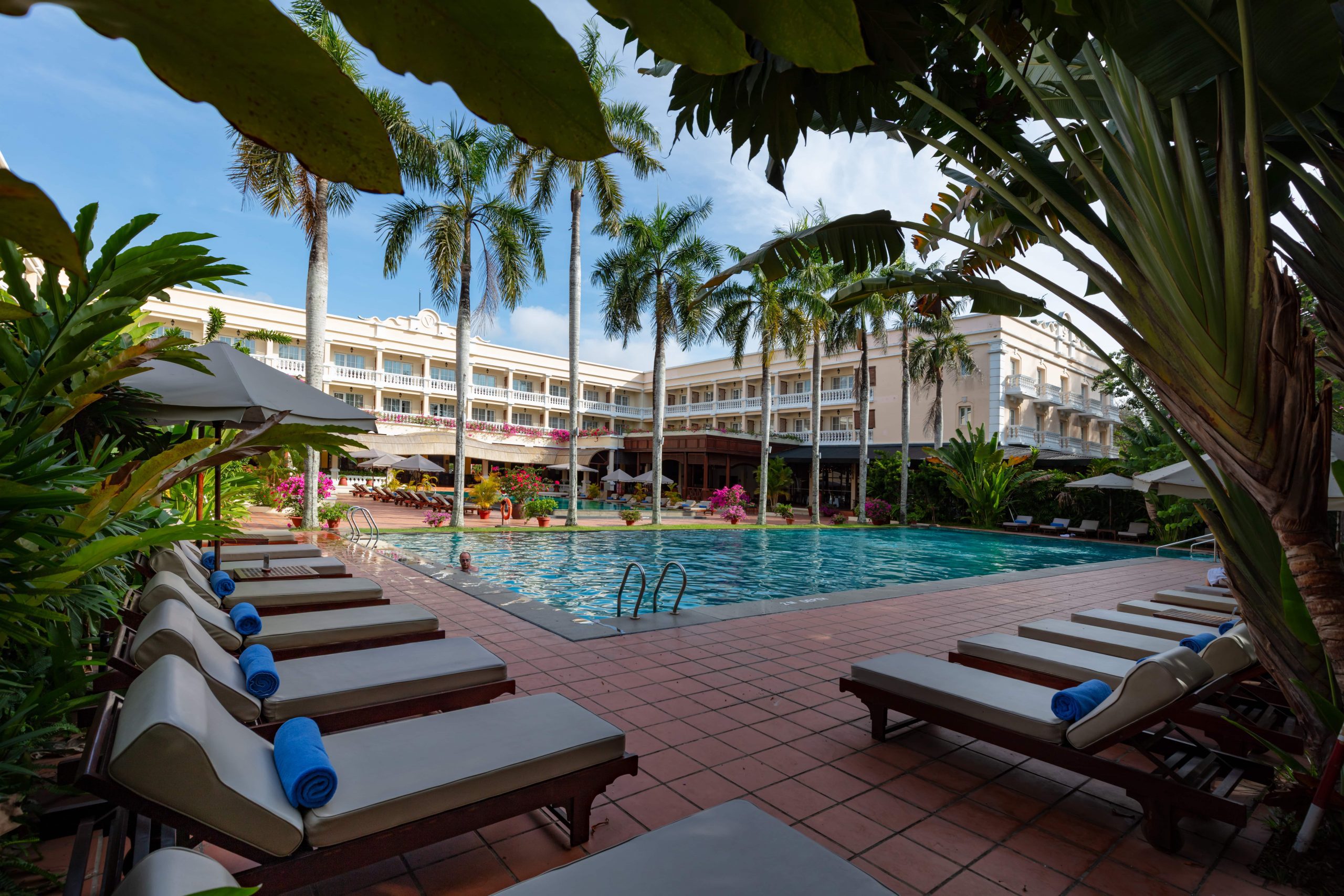 Khuôn viên xanh mát tại resort cao cấp Victoria Cần Thơ