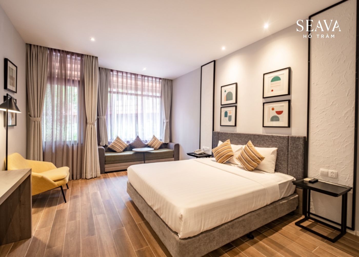 resort Hồ Tràm với nội thất phòng ngủ