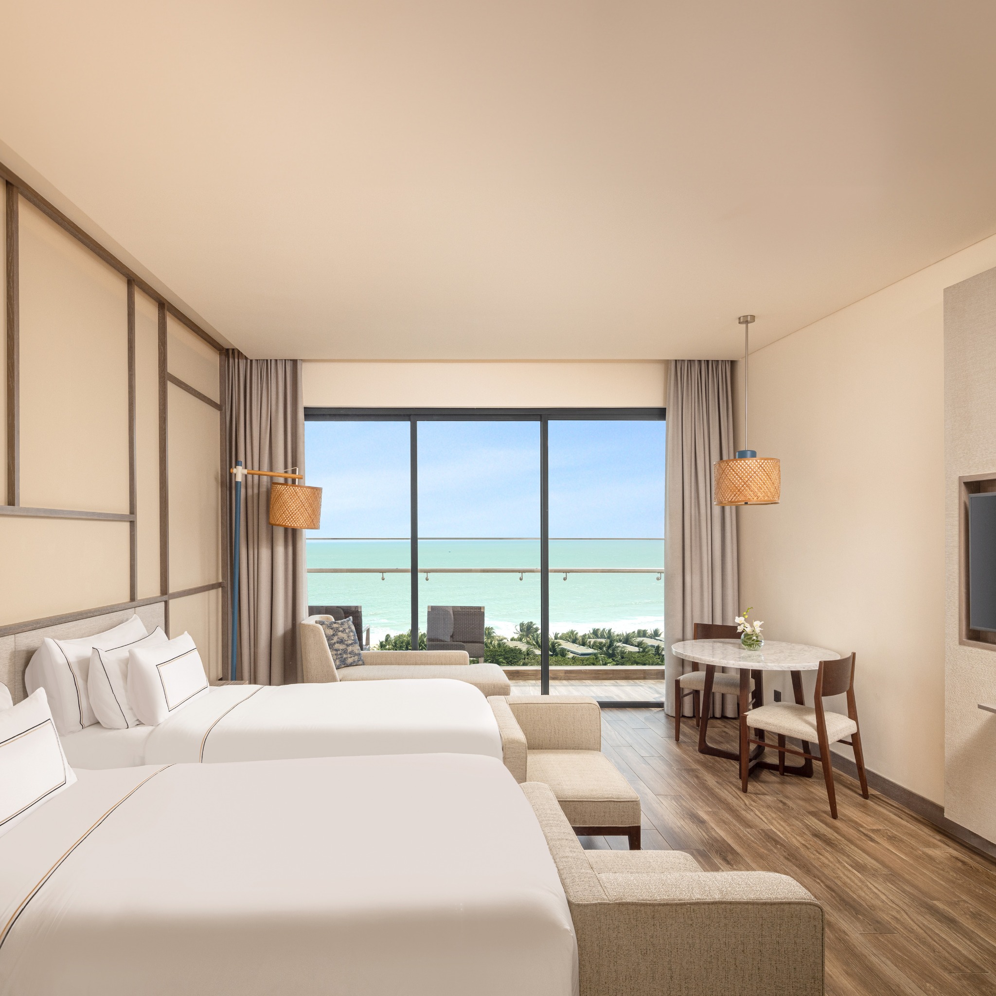 resort Hồ Tràm với phòng ngủ sang trọng