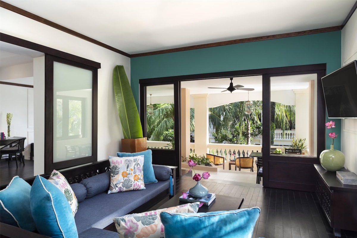 Phòng ngủ tinh tế tại Anantara resort Hội An