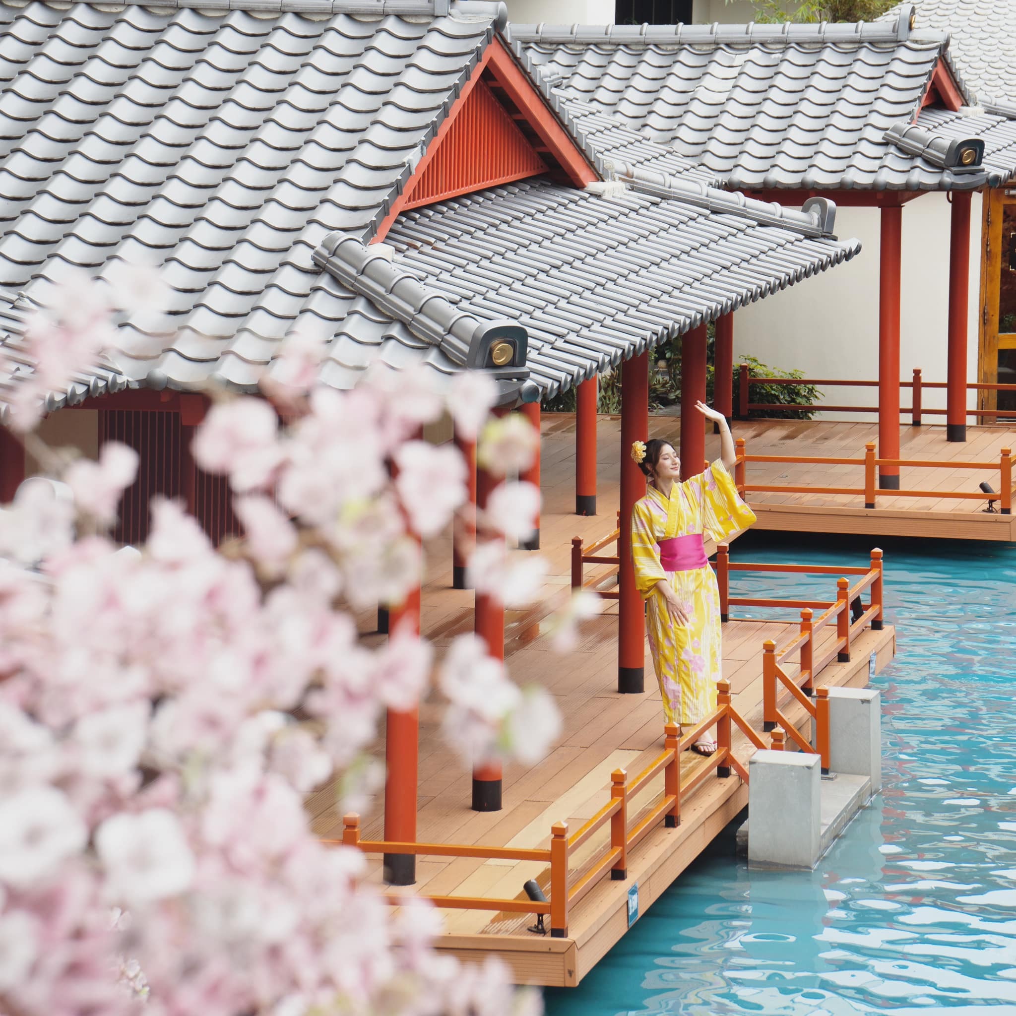 Không gian đậm chất Nhật Bản tại Mikazuki resort khoáng nóng miền Trung