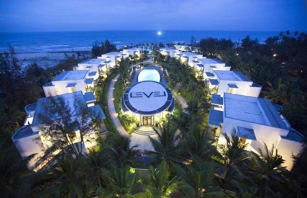 Resort Melia Đà Nẵng view tổng thể bãi biển