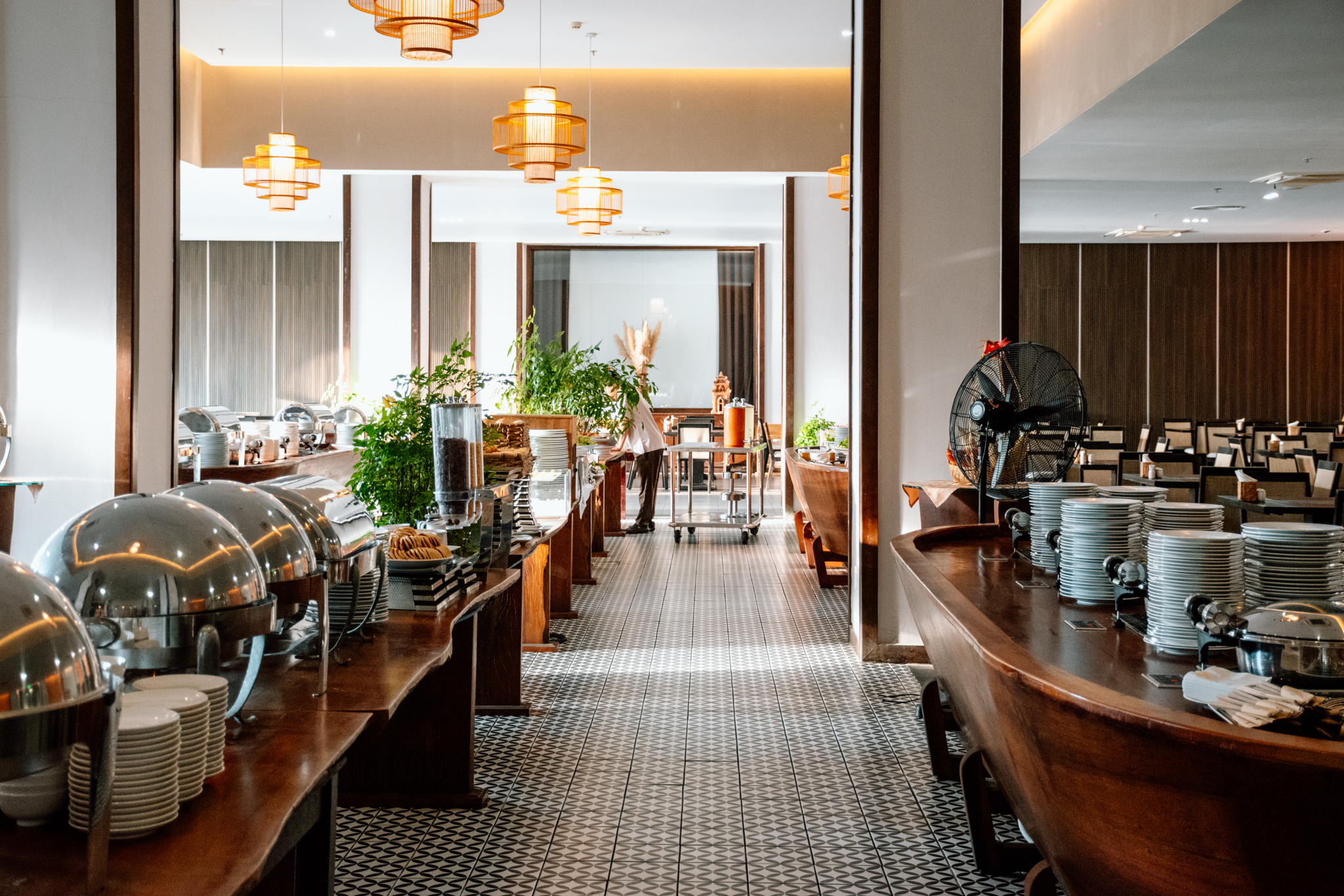 Bữa sáng buffet tại nhà hàng Champa resort Mũi Né