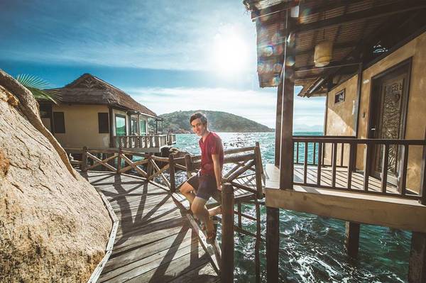 Biệt thự trên biển tại resort ở Bình Lập Ngọc Sương