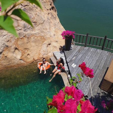 Không gian thư giãn lãng mạn tại Ngọc Sương resort