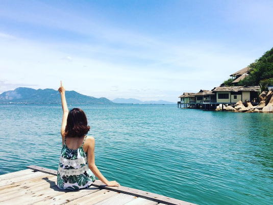 Góc sống ảo ngắm biển cực chất tại Resort Ngọc Sương