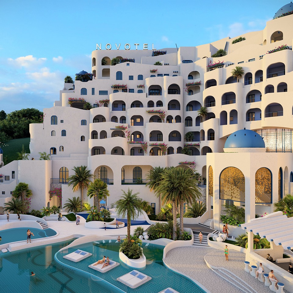 Tiện ích resort Phan Thiết Novotel với bể bơi