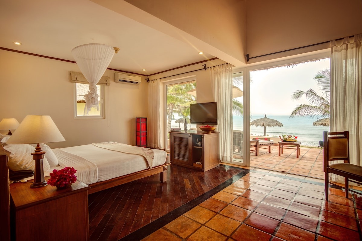 Phòng nghỉ hướng biển tại resort Phan Thiết Victoria