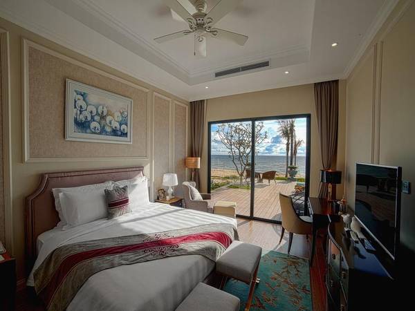 Nội thất phòng khách Vinpearl Phòng khách thiết kế hiện đại tại resort Phú Quốc