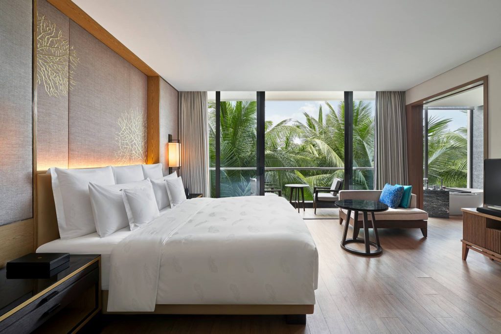 Phòng nghỉ thoáng đãng tại InterContinental Phu Quoc Long Beach