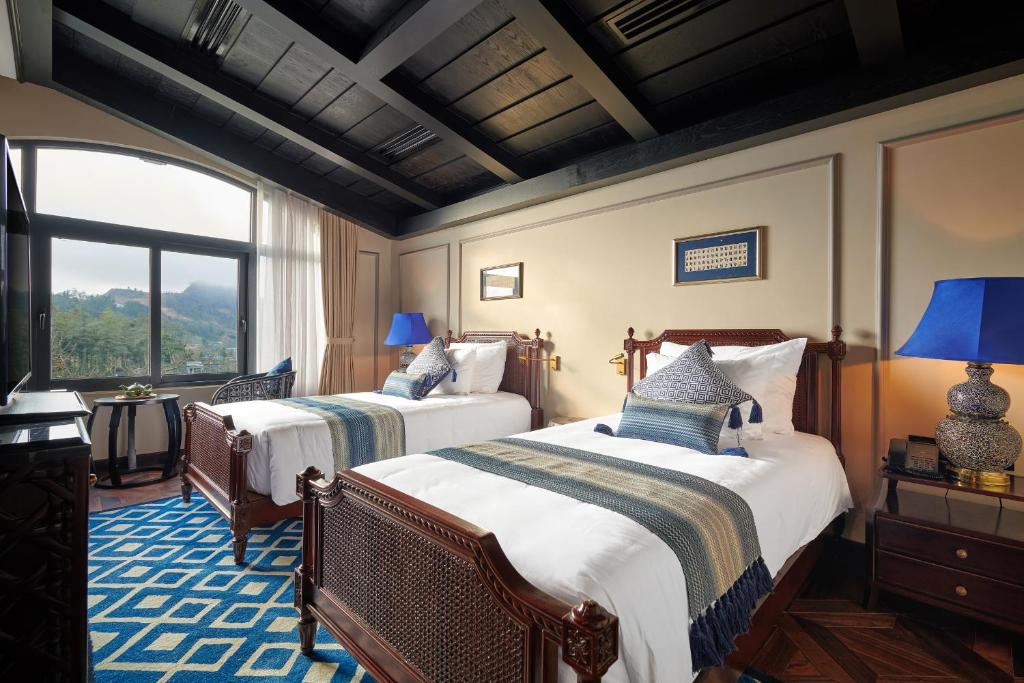 Phòng nghỉ resort Sapa sang trọng Silk Path Grand