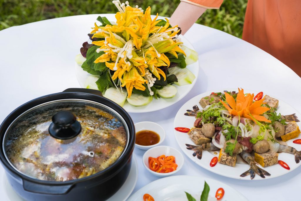 Các món ăn dân dã miền Tây tại resort riêng tư Victoria Cần Thơ