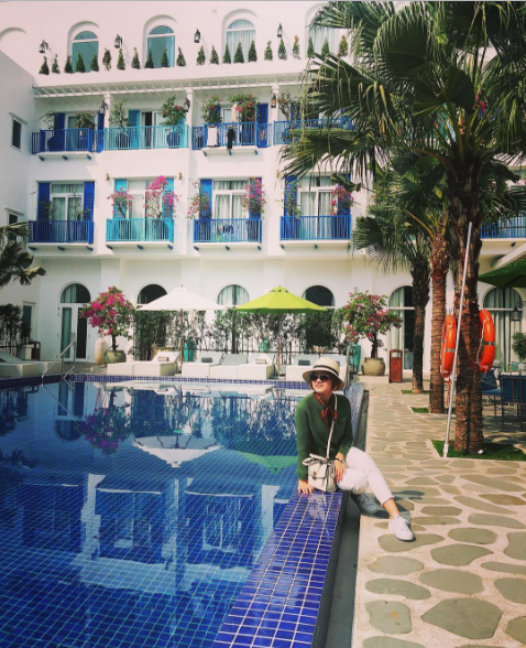 Bể bơi tầng thượng Risemount Resort Đà Nẵng