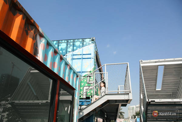 Thiết kế container ấn tượng của The Factory Sài Gòn