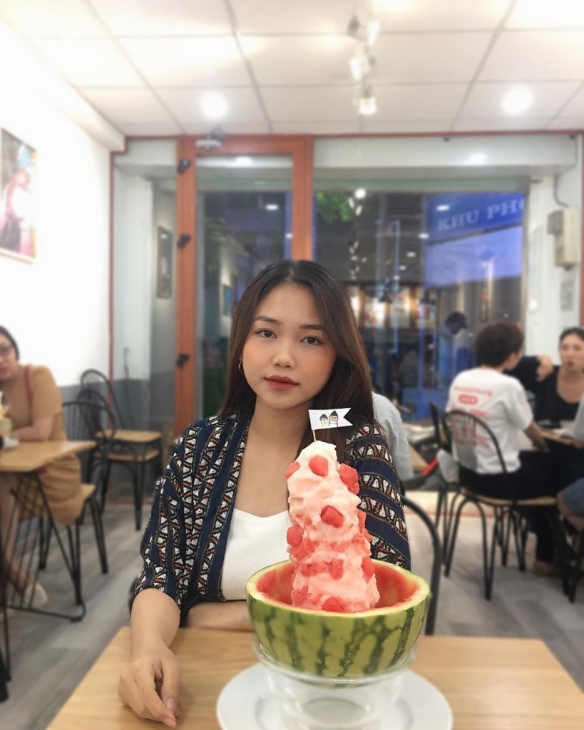 Bingsu Sài Gòn được bày trí sáng tạo tại The Reverse Brother Saigon