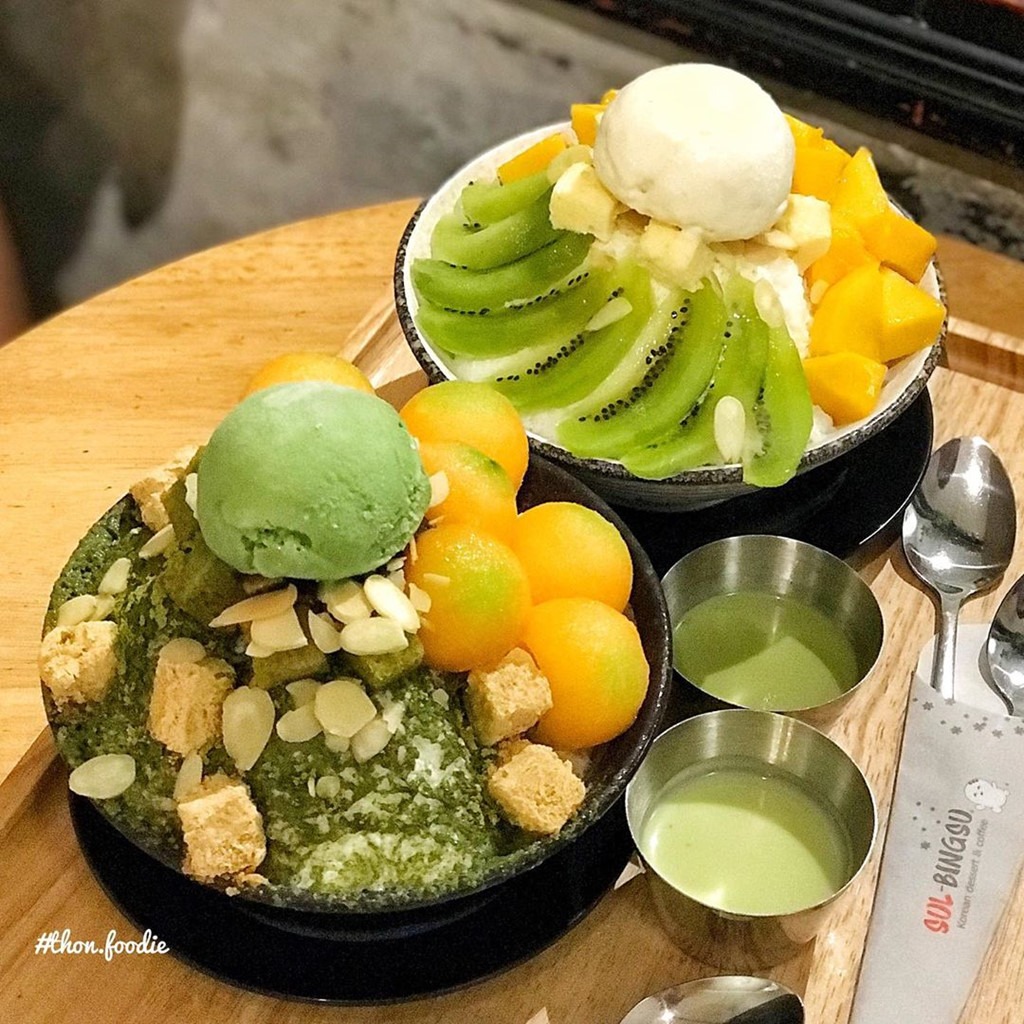 Bingsu Sài Gòn làm từ sữa tại SUL Bingsu
