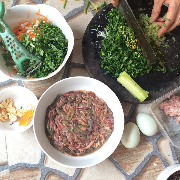Đặc sản rươi miền Bắc tươi sống