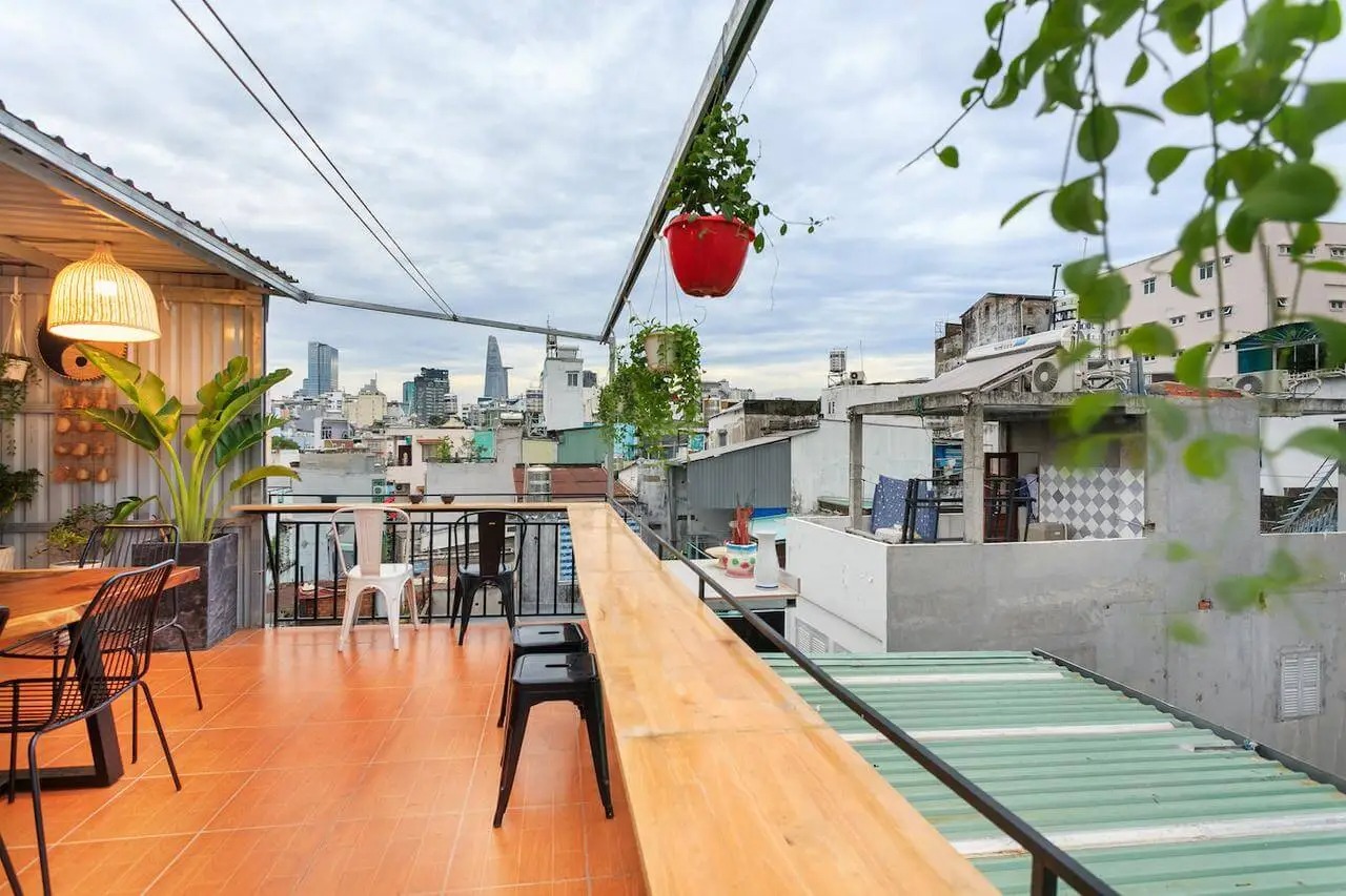Phòng ngủ Rustical Homestay Sài Gòn
