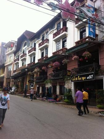 Một góc phố giống phương Tây thu nhỏ.