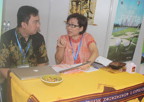 Không gian văn hóa Indonesia tại Hội chợ du lịch VITM